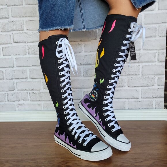 ⭐Converse Chuck Taylor All Star XXHi Pride Sz 10 Men's Ultra Hi Boots A15779C⭐ - Picture 3 of 10